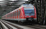 DB Regio 430 151 + 430 157 + 430 100 (führend) als umgeleitete S 1.