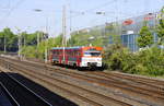 Vor der letzten Rückfahrt nach Mettmann am Morgen hat der S28-Express 45 Minuten Wendezeit in Düsseldorf.
