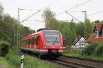 DB Regio 422 017 + 422 035 // Solingen-Vogelpark // 28. April 2014