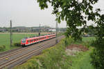 DB Regio 422 043 + 422 020 // Südlich der Station Duisburg-Rahm.