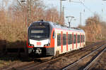 DB 3427 009 als S 2 nach Dortmund in Recklinghausen-Süd 10.2.2024