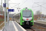 DB 3429 017 als S 9 nach Recklinghausen am neuen Haltepunkt Herten-Westerholt 3.1.2026