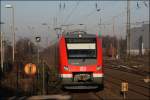 422 038/538 verlsst als S2 den Haltepunkt Recklinghausen-Sd in Richtung Recklinghausen Hbf.