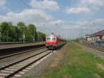 S-Bahn Stw vorraus fhrt S6 Richtung K-Nippes am 3.5.13 in K-Mlheim ein. Wegen einer Signalstrung in K-Nippes endete dieser Zug in K-Mlheim und fuhr wieder zurck Richtung E-Hbf.