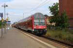 DB Rostocker S-Bahn S1 (DABgbuzf 760) Rostock-Parkstrasse am 19.