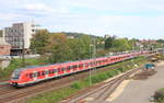 Von 430 088 geführter Langzug als S1 Kirchheim-Herrenberg am 03.09.2020 in Oberesslingen.