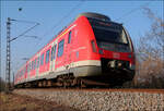 Der erste seiner Art -     430 001 kurz vor der Station Rommelshausen auf der Stuttgarter S-Bahnlinie S2 nach Schorndorf.