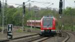 Ein Nachschu des Vollzuges, gebildet aus 430 023 (fhrend) und 430 022 am 26.04.