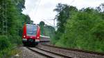 03.08.2014 - S6 von Stuttgart nach Weil der Stadt - hier zwischen Höfingen und Leonberg
