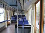 Dieses Foto zeigt die Saarbahn von Innen. Die Aufnahme des Fotos war der 30.10.2009.