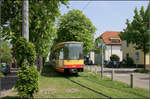 Die Lokalbahn ist in moderner Form zurück -    Seit 24.11.1989 fährt durch Rheinstetten-Forchheim die Linie S2.
