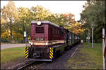 Am 6.10.2026 war auf der Zittauer Schmalspurbahn neben Dampf auch Diesel Betrieb.
