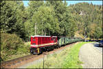 Am 6.10.2026 war auf der Zittauer Schmalspurbahn neben Dampf auch Diesel Betrieb.