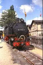 99 1759-2 in Zittau anllich einer Fahrzeugausstellung um 1990