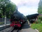 99 731 kurz vor Abfahrt auf den Bahnhof Zittau am 31.07.2005.