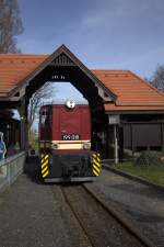 199 018 brachte den Personenzug  705 , 15:06 Uhr ab Johnsdorf, nach Zittau.12.04.2015  15:48 Uhr.