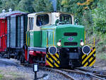 Während der Veranstaltung  120 Jahre Brohltalbahn  waren verschiedene Lokomotiven - wie zum Beispiel die D2 im Einsatz.