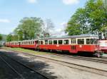 Brohltalbahn - Vulkan-Express im Bahnhofsareal von Brohl am 03.05.2008