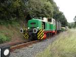 Brohltalbahn (Vulkan-Express) Lok D5 in Burgbrohl (28.08.2011)