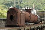  Ein Stck 11sm  ist wieder in seiner alten Heimat! Heute( 18.7.2012 ) konnte ich den mittlerweile ber 100 Jahre alten und originalen Kessel der BEG Malletdampflok 11sm im Bahnhof von Brohl-Ltzing