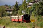 99 6101 der HSB als Gastfahrzeug bei der Brohlatalbahn bei Niederzissen (25.08.2012)  