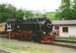 99 786 zu den schsisch- bmischen Eisenbahntagen in Cranzahl 2003