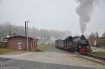 99 1794 mit P1001 in Hammerunterwiesenthal am 25.10.2012.