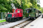 Im DB-Bahnhof Prien setzt die Diesellok der Chiemseebahn um.