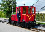 Diesellok der Chiemseebahn in Aktion.