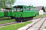 Die Lok der Chiemssee Bahn hat am 19.05.2010 ihre Arbeit vollbracht und ist in Prien - Stock abgestellt.