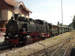 Das  chsle  im Bahnhof Ochsenhausen am 12.August 2004.