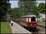 Abfahrt von VT 137 322 in Oschatz Sd nach Glossen am 14.06.2009