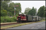 Am 26.05.2016 verläßt 199031 hier um 8.25 Uhr mit dem Personenzug nach Mügeln den Bahnhof Oschatz.