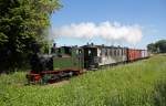 Auf dem Streckenabschnitt zwischen der Ortsgrenze Mgeln und Nebitzschen am 04.06.2010.