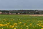 Die IK No.54 hat Naundorf verlassen und rollt ins Dllnitztal nach Thalheim.(am 29.04.2012)