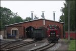 Betriebsende am 25.5.2016 für 199031 der Döllnitzbahn in Mügeln!