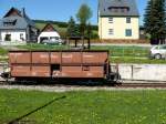 Schotterwagen-01 der SDG-Fichtelbergbahn.
11.05.08 Unterwiesenthal
