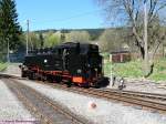 Dampflok 99-772 der SDG-Fichtelbergbahn    11.05.2008 Oberwiesenthal  