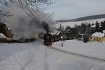 99 773 hat am 17.02.2010 den Bahnhof Neudorf verlassen.