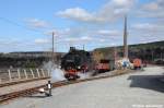 99 1773 als Rangierfahrt am 14.04.2013 in Cranzahl im Gterbereich.