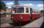 TW 187012 am 20.7.1996 im Bahnhof Benneckenstein.