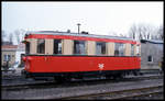 100 Jahre HSB am 27.3.1999: Der GHE VT 1 stand am BW bzw.