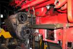 Fertig zur Bearbeitung: Dampfzylinder von 99 7241 in der Werkstatt der Harzer Schmalspurbahnen in Wernigerode (09.06.2012)