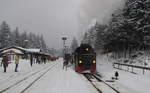 HSB 99 7247-2 mit der HSB 8929 vom Brocken nach Nordhausen Nord, am 29.03.2013 in Schierke.