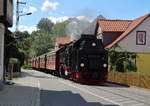 Ein letztes mal konnte ich 99 7247 auf Fahrt mit dem P8930 (Brocken - Wernigerode) fotografieren.