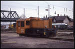 HSB Köf 199011 am 17.4.1993 im BW der Schmalspurbahn in Nordhausen.