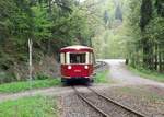  Etwa 300m weiter Richtung Hp. Drahtzug war auch dieser Stop an der Einmündung des Krebsbaches ins Selketal möglich. 11.05.2013