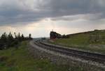 Mein 100. hier erfolgreich eingestelltes Bild zeigt am 14.05.2011 die 99 7235-7 bei der Einfahrt in den Brockenbahnhof bei fast dramatischer Wetterlage um 14:30.