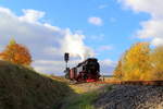 Stieger Wendeschleifenfahrt von 99 234 mit IG HSB-Sonder-PmG am 21.10.2018.