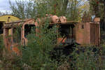   Lost Places  in Gernrode, eine Kö II auf dem Eisenbahnfriedhof der Selektalbahn.